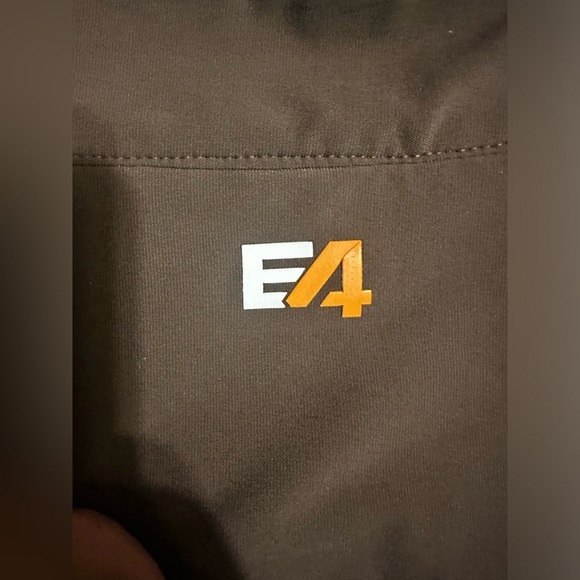 Peter Millar Element brown fleece zip up jacket Sz S - Picture 5 of 5